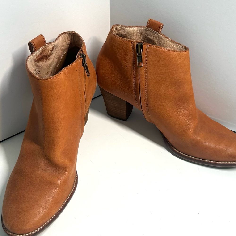 Madewell Tan Ankle Boots